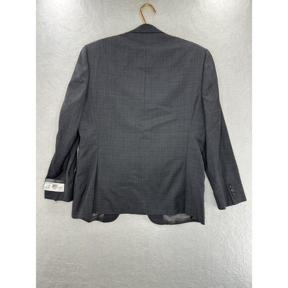 Lauren Ralph Lauren Mens Lancaster Suit Jacket Gray Wool Blend Stretch 44L New - Picture 12 of 12